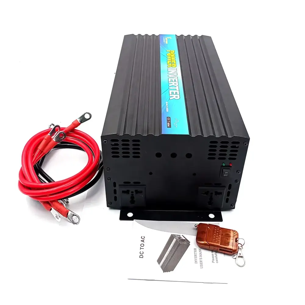 OEM CE RoHS Certified 4kva 4kw 4000 Watts Pure Sine Wave Power Inverter 48V to AC120V Remote Control Grid 4000W Inverter with Soft-start Function Suppliers, Factories