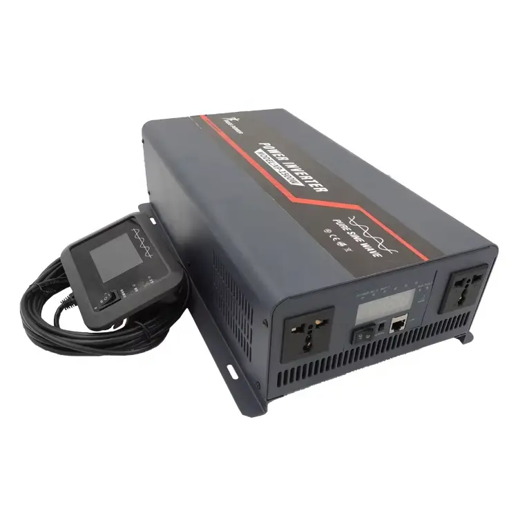 OEM Hot Selling XP3000 3000Watt Pure Sine Wave Power Inverter 24V DC to 120V AC Converter with New LCD Display for Camping Manufacturers, Suppliers