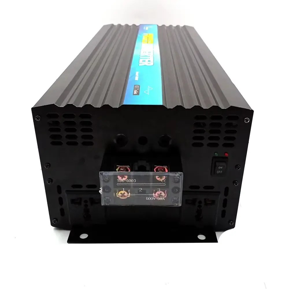 OEM 6000 Watts Pure Sine Wave Inverter High Frequency 24VDC to 230VAC Competitive Price with Remote Control Function For Caravan