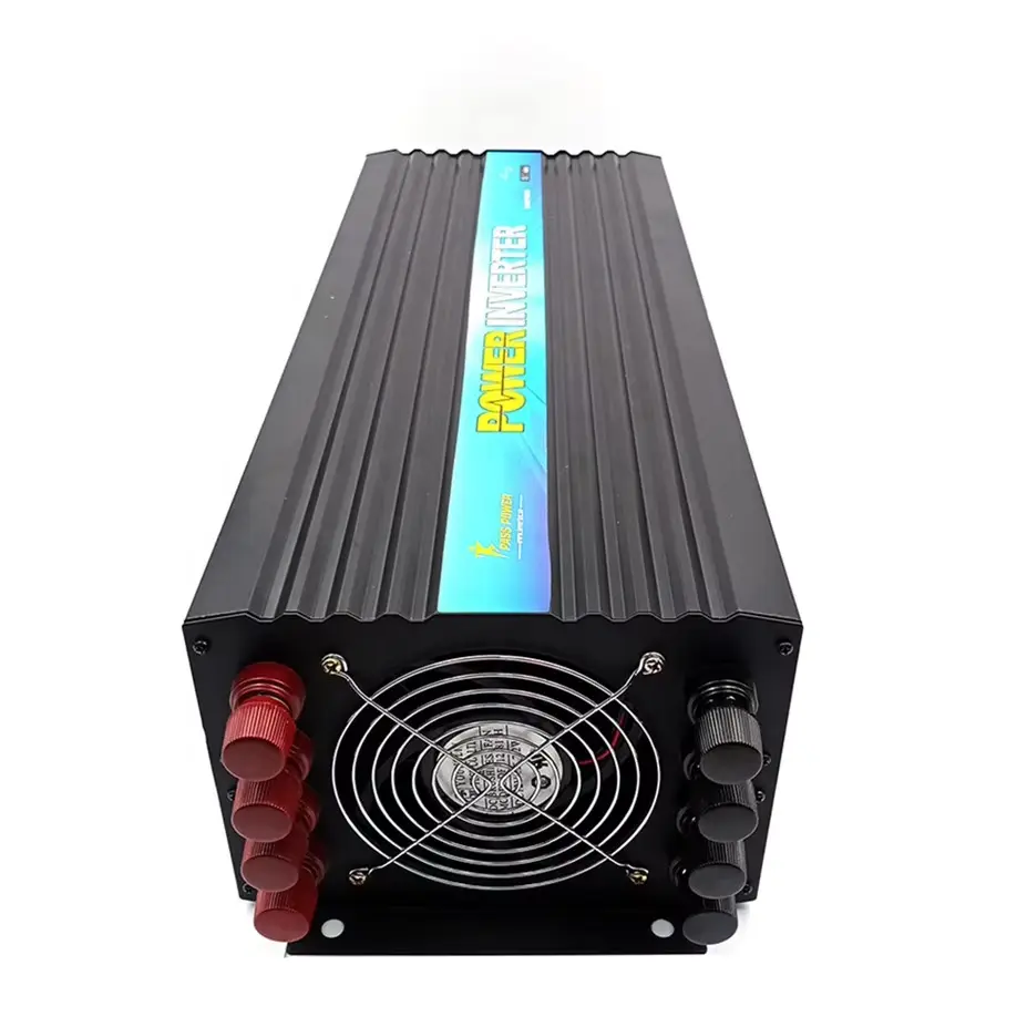 Best Black Color Intelligent High Frequency Battery 8000w 48v 110v 220v Type Optional Pure Sine Wave Solar PV Inverter For Car Camper Water Pump Motor Supplier, Product