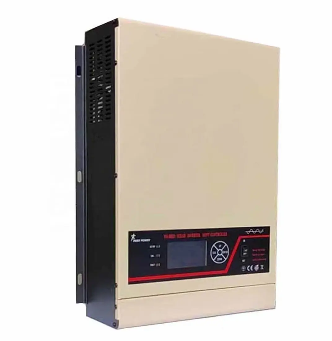 Best PASSPOWER All-in-One Hybrid Solar Inverter 5.5KVA 5500W Batteryless MPPT 100A with Max 120V-500V 220VAC 48V PV Input High Frequency Inverter Manufacturer, Exporter