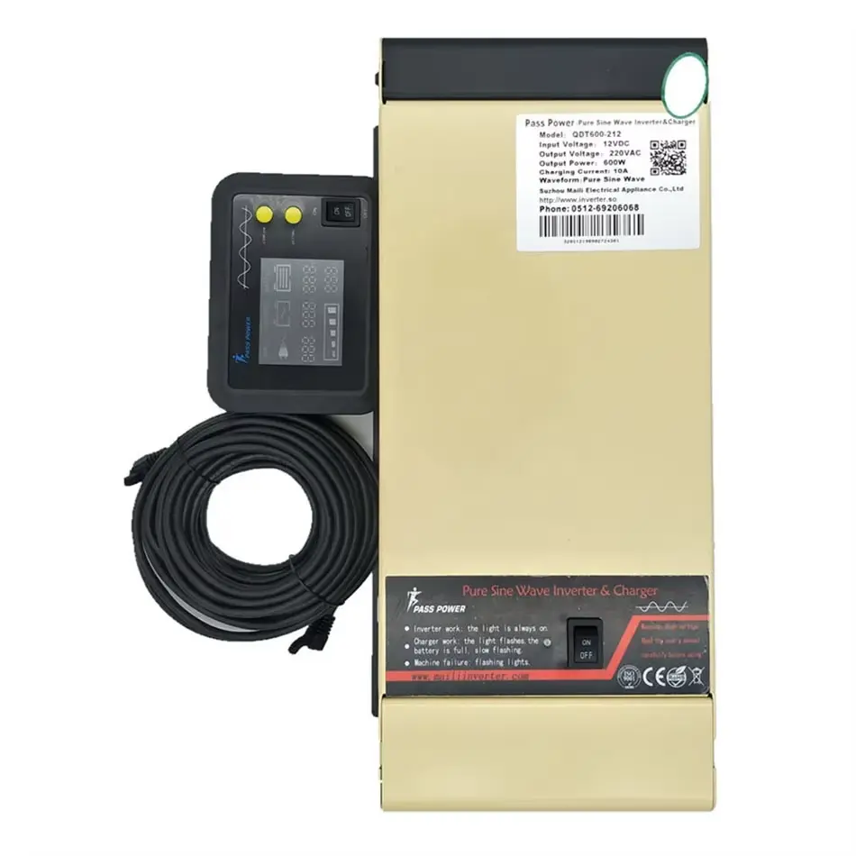 ODM MAILI 300W Ultra-thin Wall-mounted Commercial Vehicle Inverter Charger New Small Design Off-Grid Low Frequency Pure Inverter & Converter Manufacturer, Products
