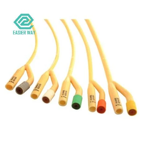 Nature Rubber Latex Urinary Foley Catheters with Balloon