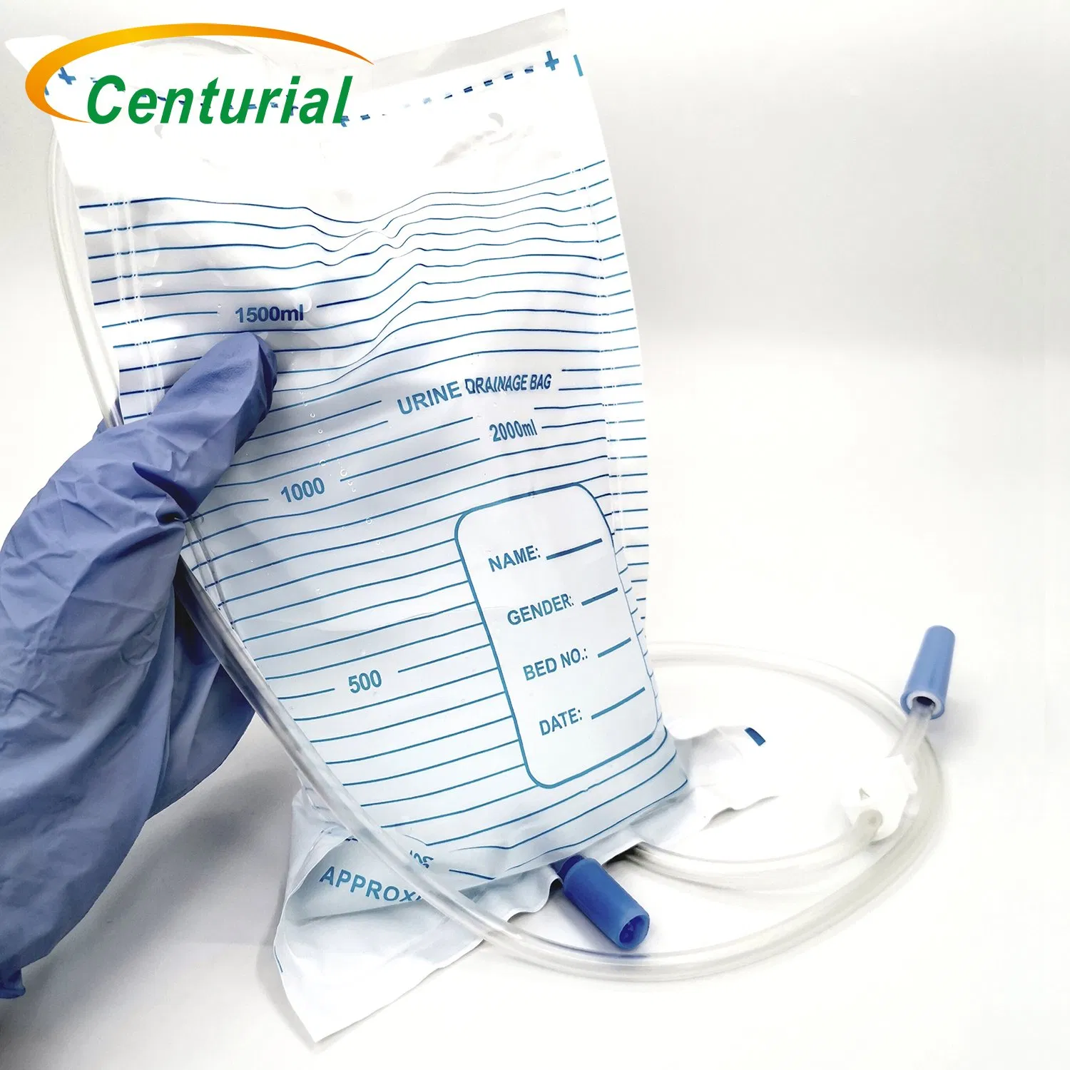 Disposable Economic 1000ml 1500ml 2000ml Medical Urine Collection Drainage Bag