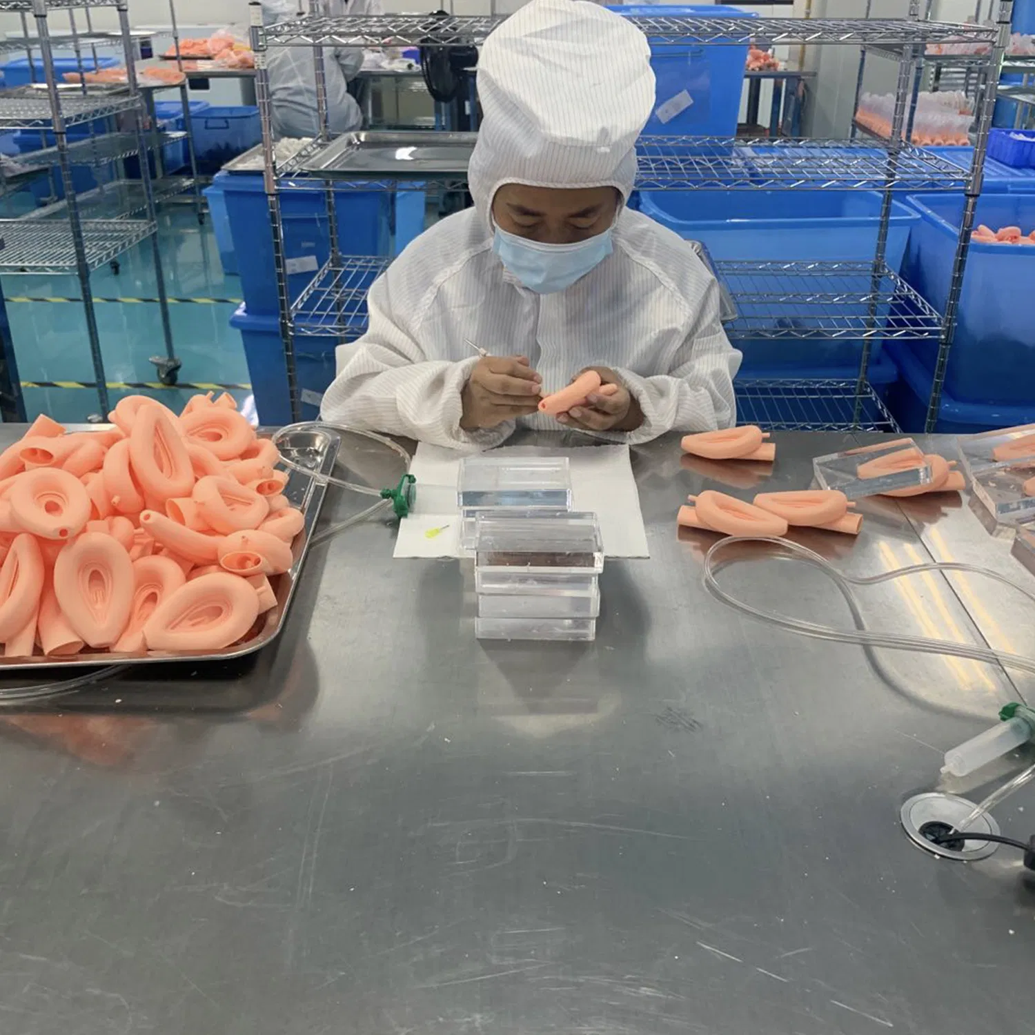 Disposable Medical Double-Lumen Silicone Laryngeal Mask Airway