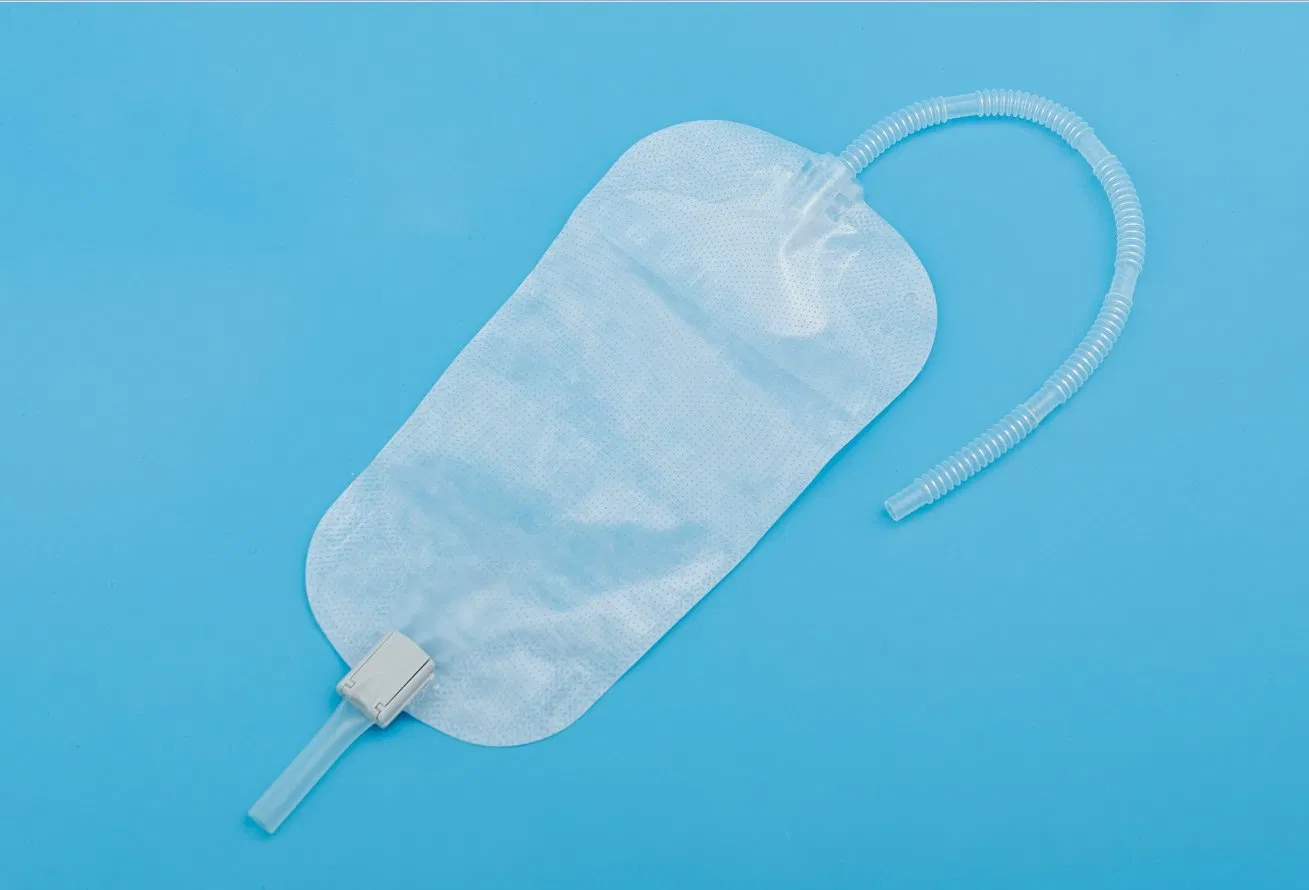 Disposable Urinary Drainage Collection Bag, Urine Bag 1000ml, with Non-Anti-Reflux Valve