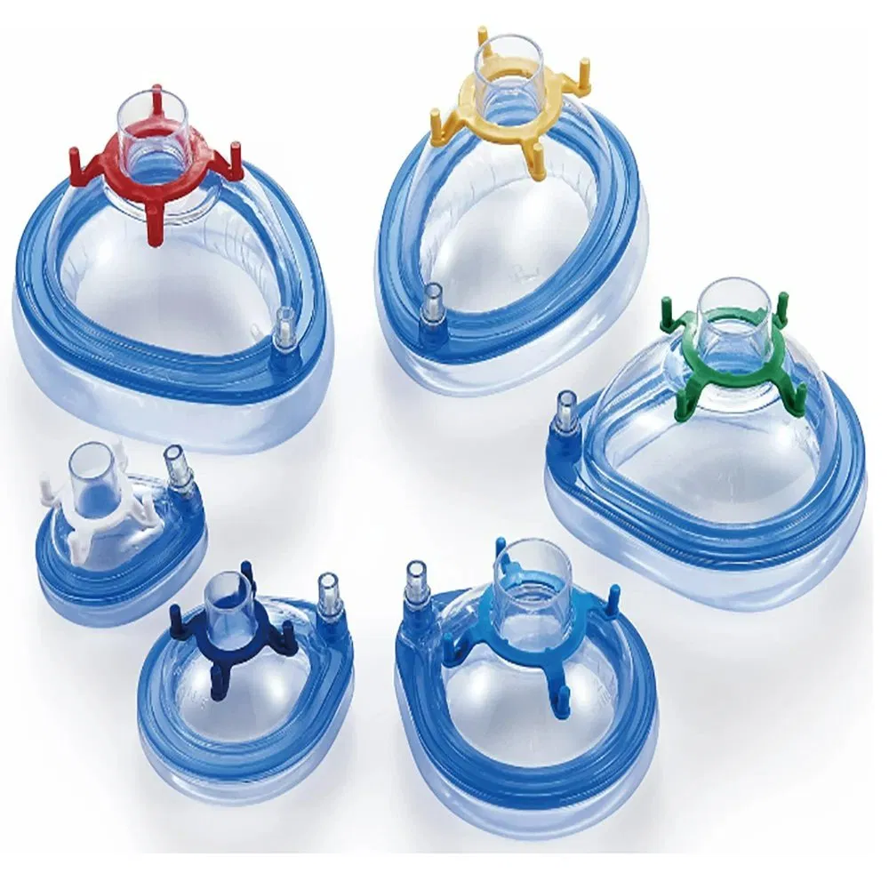 Disposable Anesthesia Mask with Ultra Soft Padding Mask for Medical Anesthesia