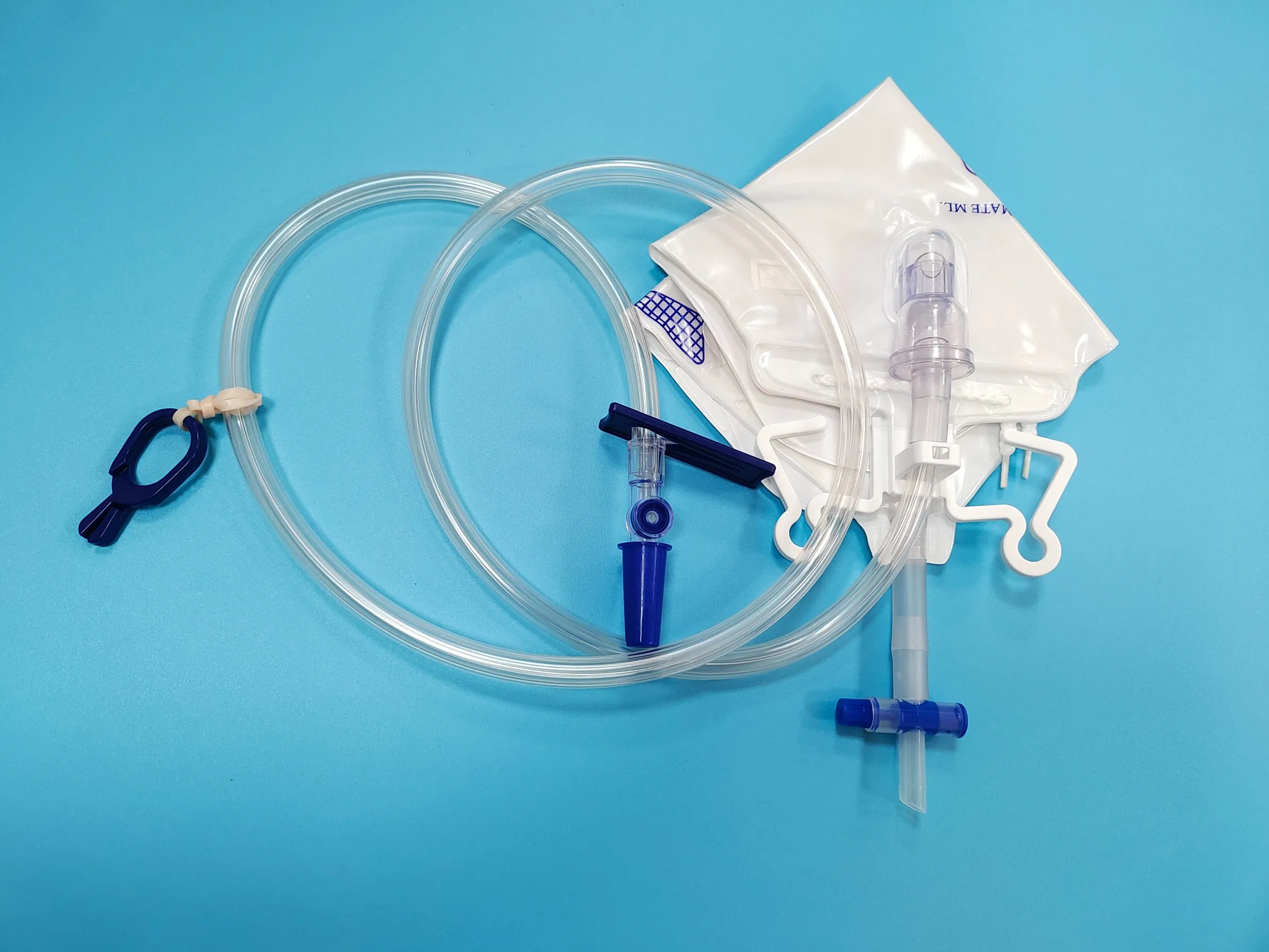 Disposable Urine Drainage Collection Bag with Needle Free Sampling Port