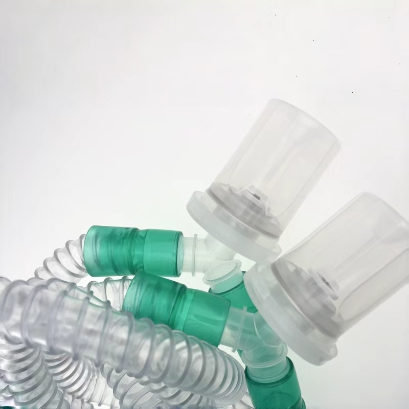 Hospital Supply Disposable Corrugated Tube Ventilator Circuit Use Machine Smoothbore Breathing Circuit