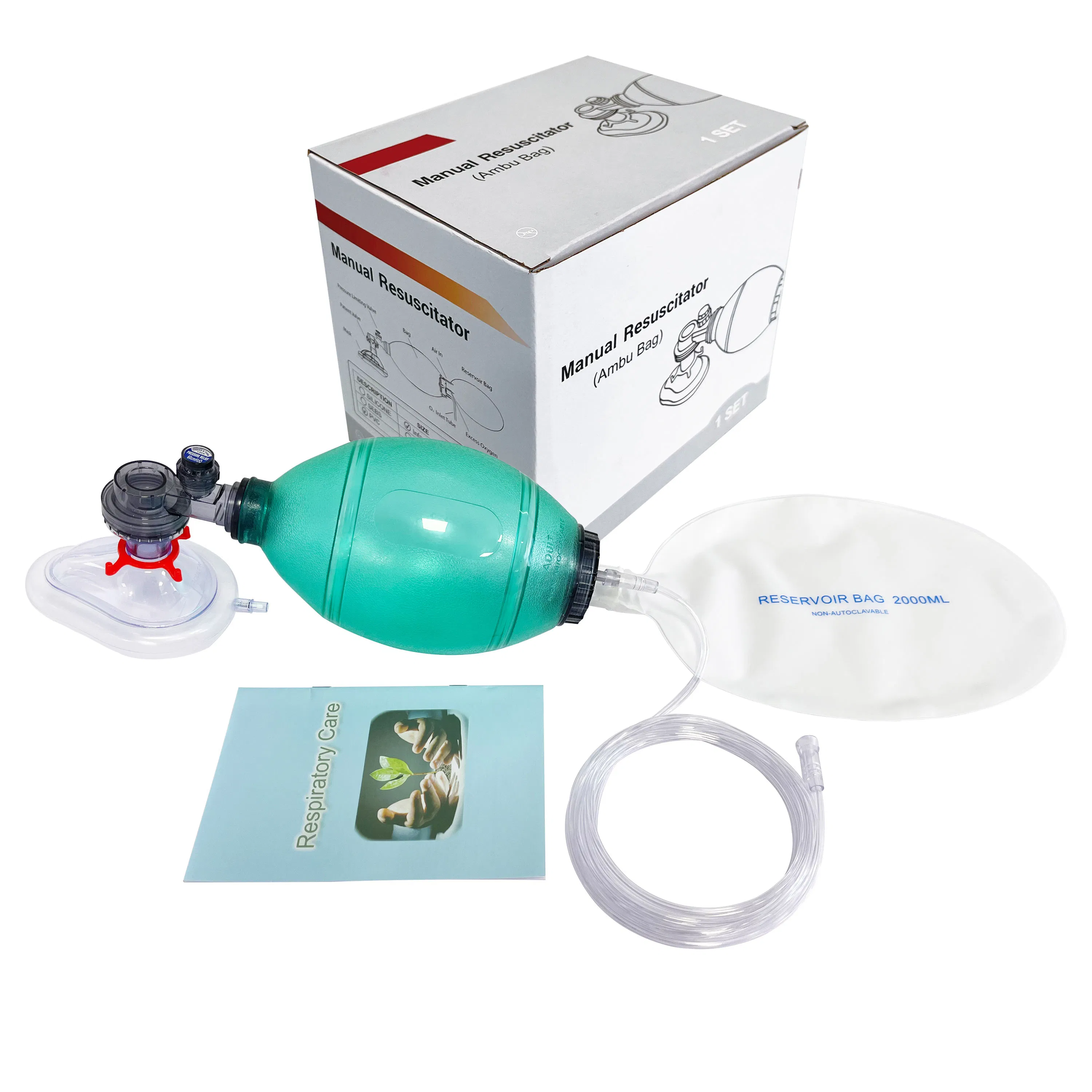 CE ISO Resuscitator Ambu Bag with Mask Bvm