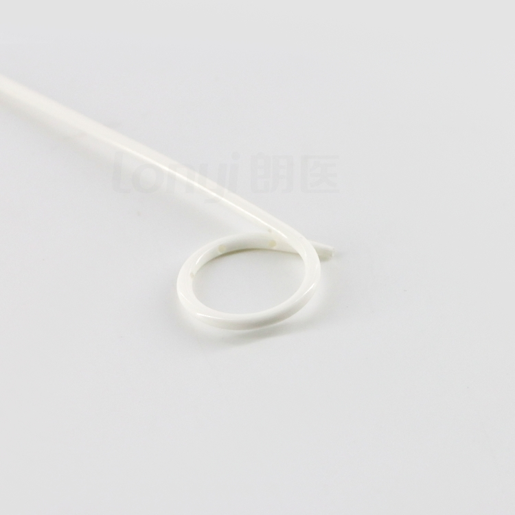 Disposable Medical Pigtail Drainage Tube, Urology/Interventional Use, TPU Polymer