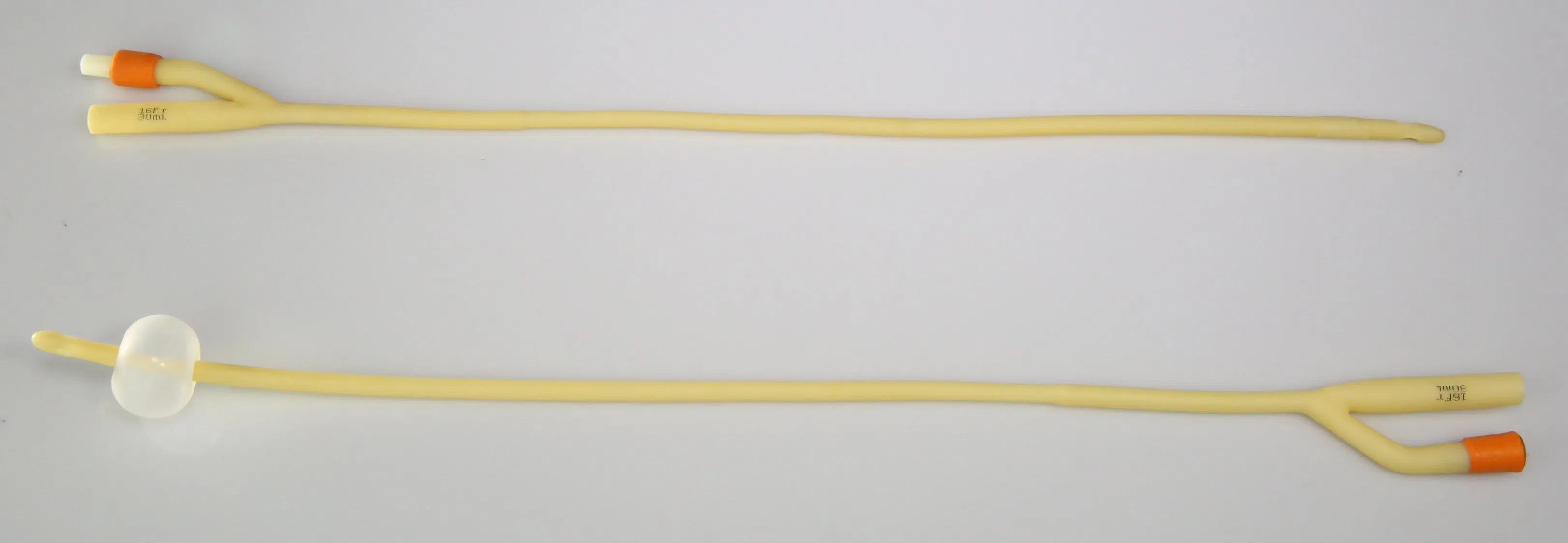 Safe Use Flexible Tube Single Pack Urinary Catheter for Urine Drainage