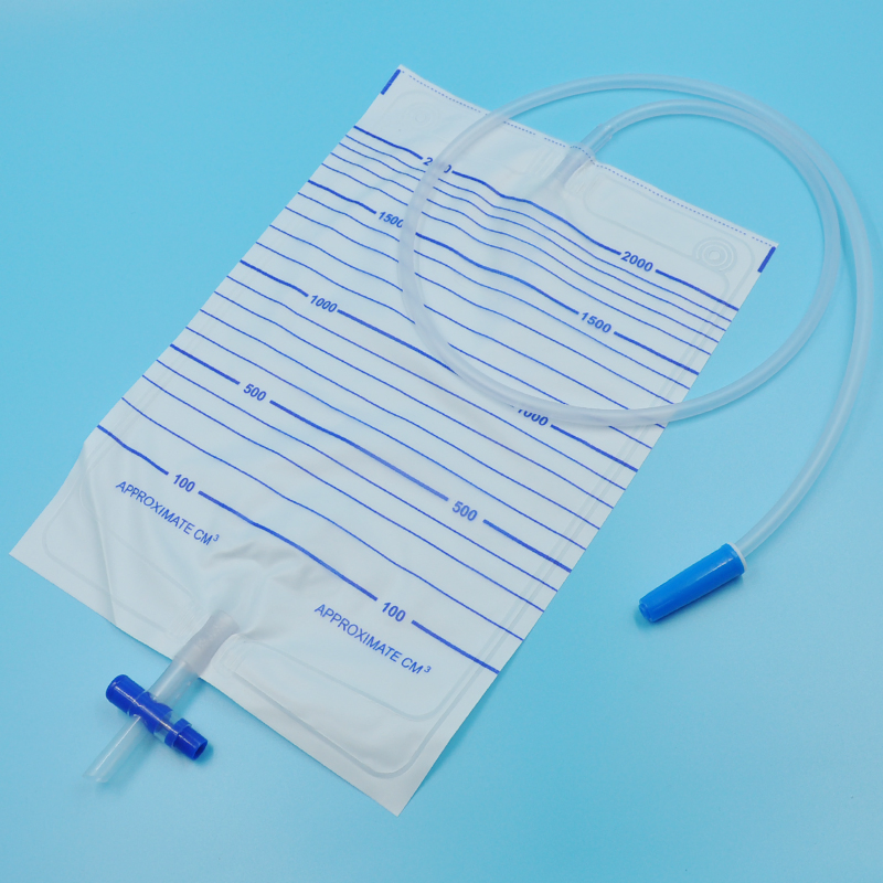 CE Cetificated Cheaper Price 2000ml Adult and Pediatric China Medical Sterile Disposable Urine Drainage Bags Urine Collection Bags Leg Urine Bags