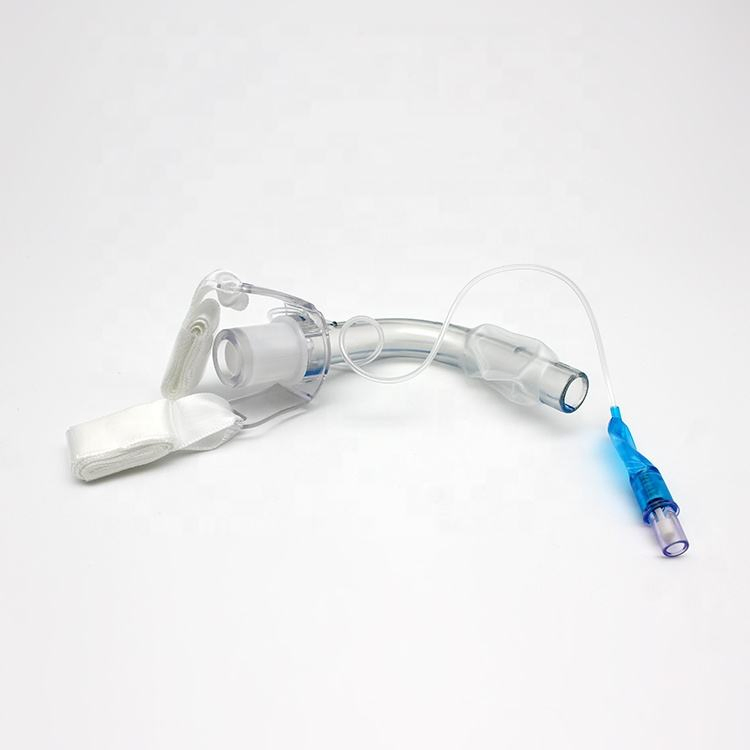 Disposable PVC Tracheostomy Tube Cuffed or Uncuffed Endotracheal Tracheostomy Tube with Inner Cannula