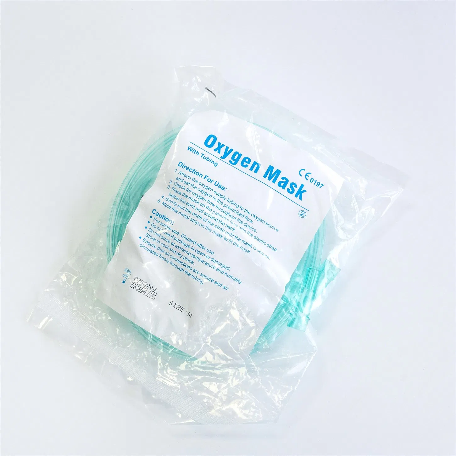 Medical Disposable PVC Infant/Pediatric/Adult Latex Free Oxygen Therapy Mask with CE/ISO
