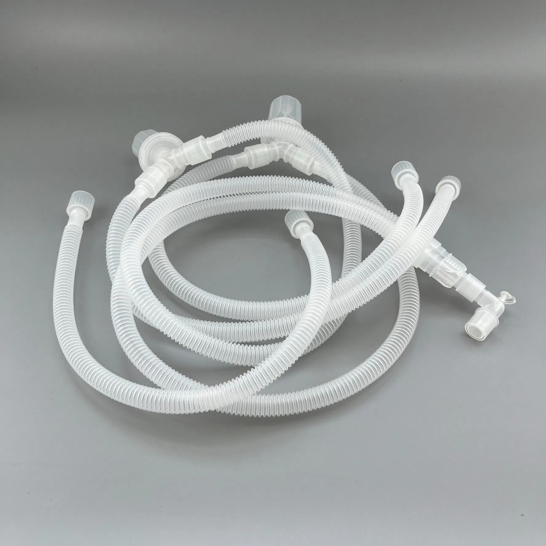 Wholesale Expandable Corrugated Anesthesia Neonatal Medical Disposable PVC Breathing Circuit