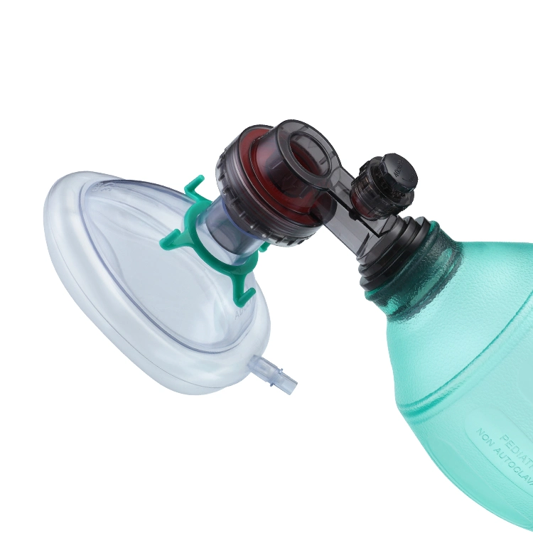 High Quality FDA Silicone Manual Resuscitator / Ambu Bag Manufacturer