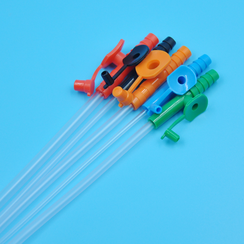 CE Certificated China Cheaper Price PVC and PVC (DEHP-FREE) Medical Sterile Disposable Suction Catheters Cap-Con or Finger Control Type