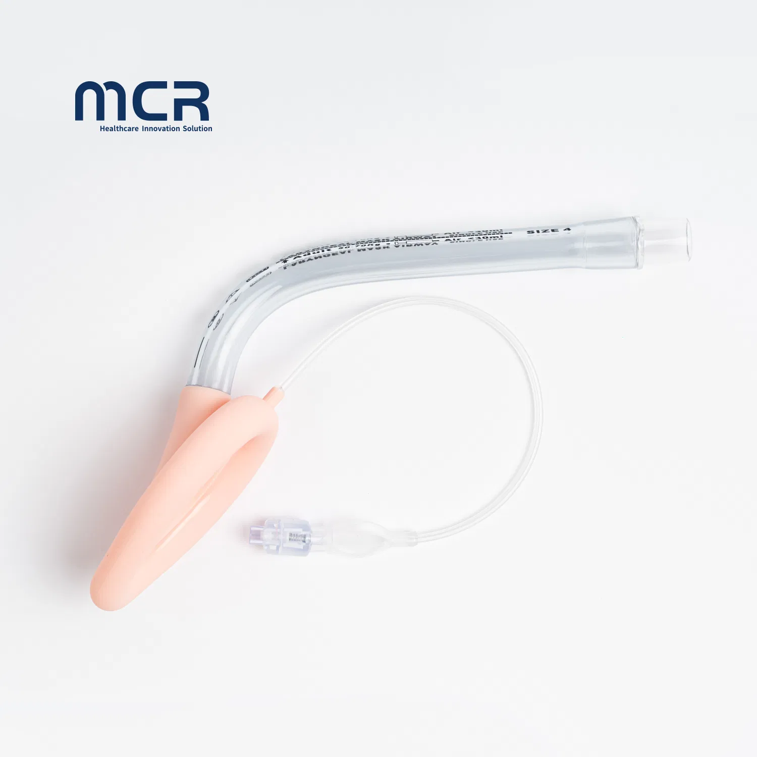 Disposable 95 Degree Curved PVC Preformed Laryngeal Mask Airway for Oral