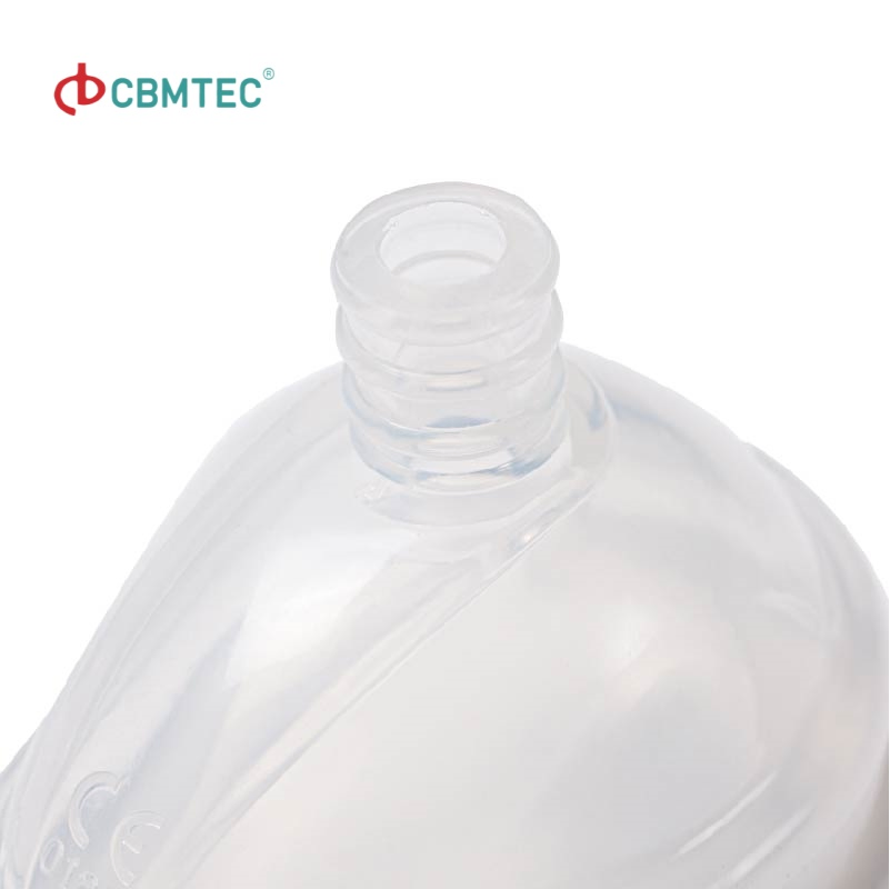 Silicone Oxygen Facial Anesthesia Mask with Cbmtec Trademark