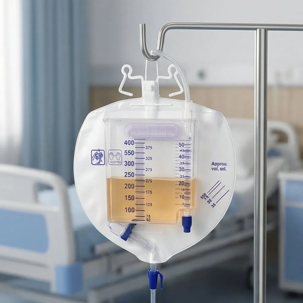 Disposable Luxury Leakproof Safety and Hygiene Sterile Urine Digital pH Meters Drainage Bag