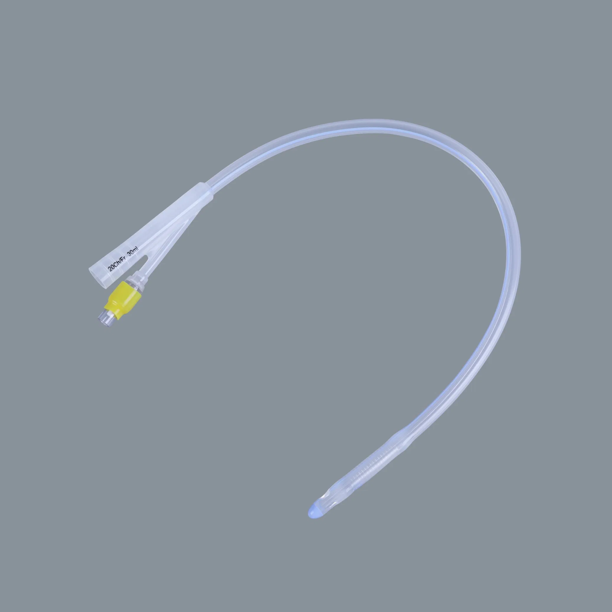Steriled Medical Supply 100% Silicone Foley X-ray Catheter