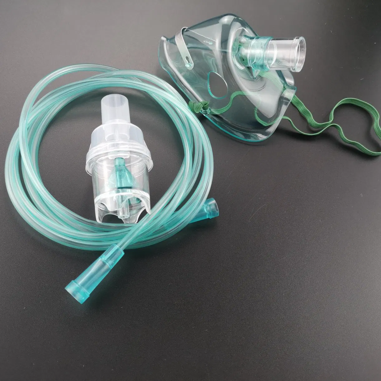 PVC Face Mask for Nebulizer Therapy with Oxygen Tubing Included