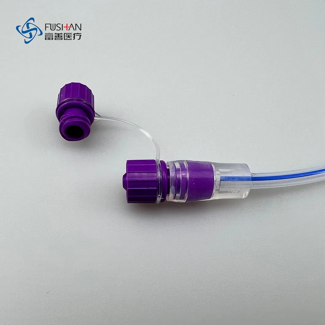 Disposable Sterile Medical Supplies Silicone Gastro-Duodenal Stomach Ng Feeding Tube with ISO New Standard Luer Lock Connector 6/8/10/12/14/16/18fr