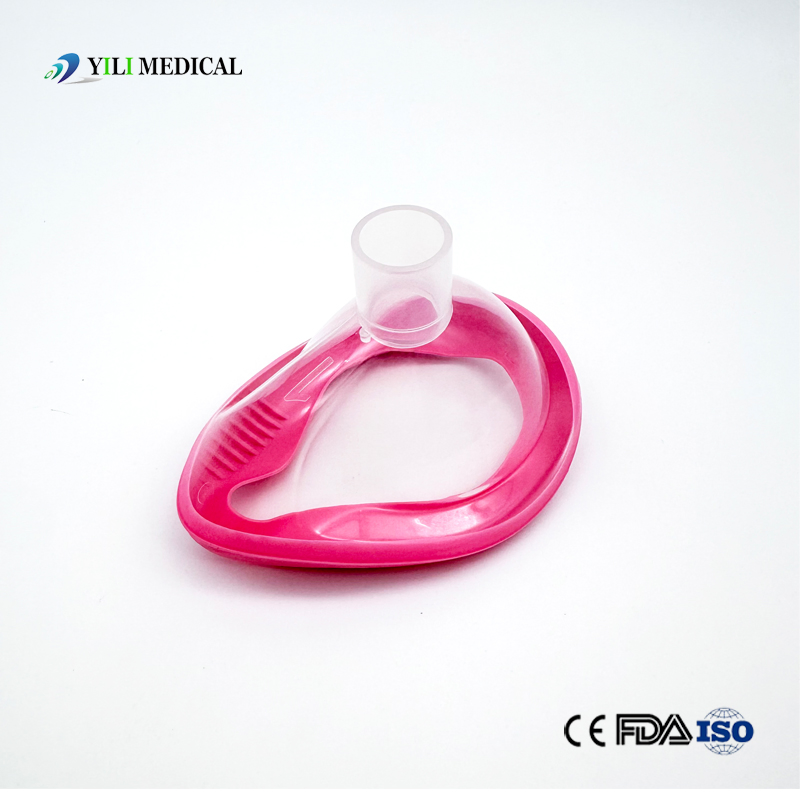 Yili Factory Hot Sale EOS Disinfecting Type Disposable Non-Toxic Anesthesia Mask Latex Free Soft Anaesthetic Mask Anesthesia Mask Manufacturing