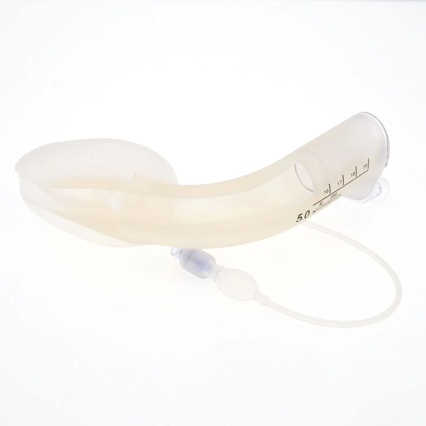 Silicone Self Sealing Cuff L Shape Stomach Tube Outlet Inlet Size 1 2 3 4 5 Streamlined Liner of The Pharyngeal Laryngeal Mask Airway