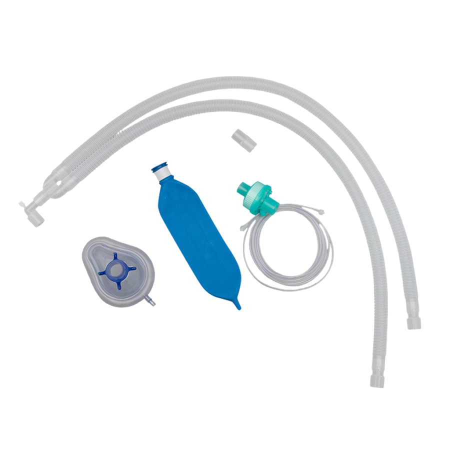 Comfortable Non-Toxic Materials Limb Breathing Ventilator Circuit Disposable Breathing Circuit