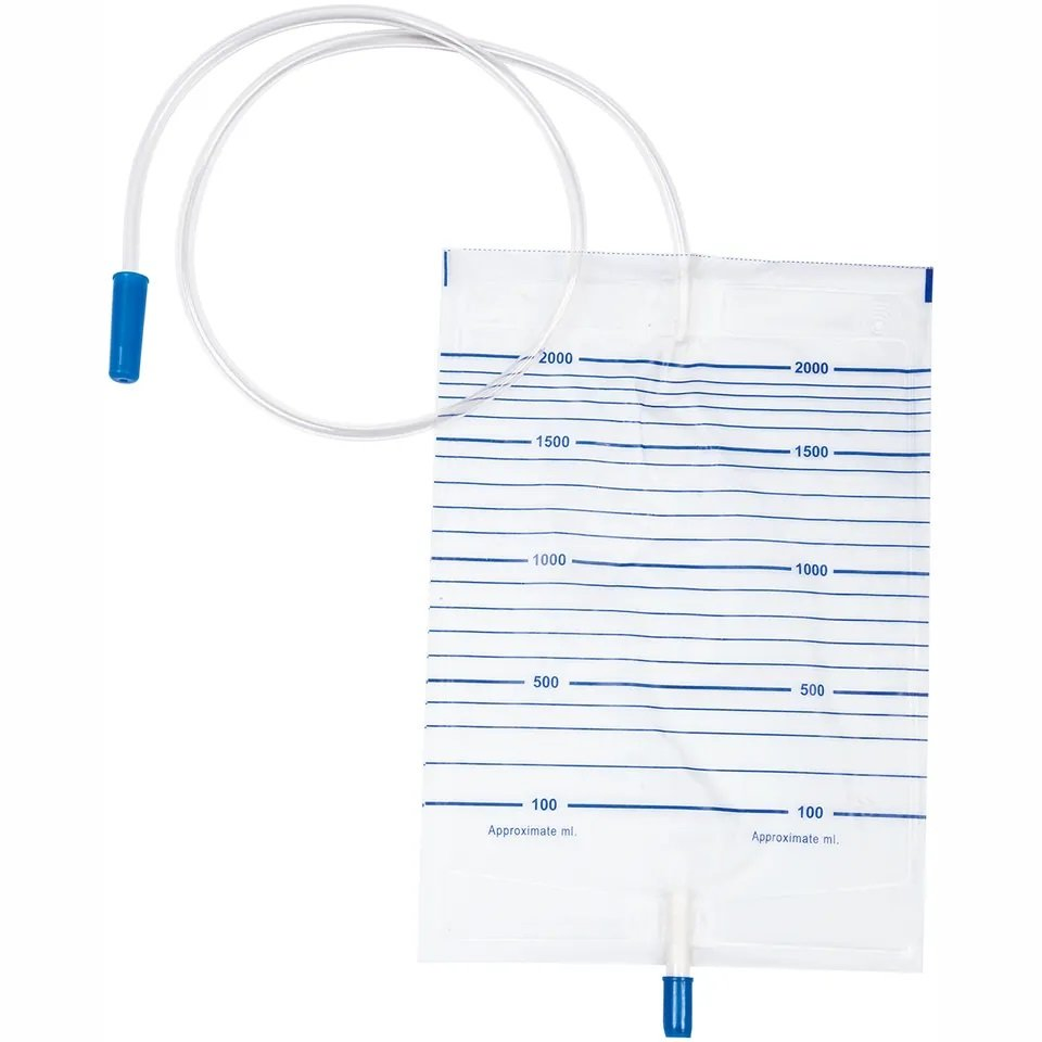 Hospital 2000ml Urinary Drainage Urine Meter Urine Bag