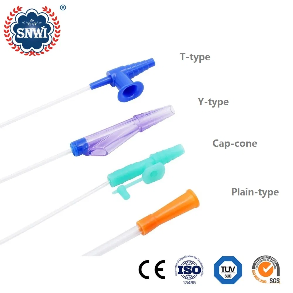 Medical Disposable Sterile PVC Infant Closed Sputum Suction Catheter Tube with Finger Type Control Connector