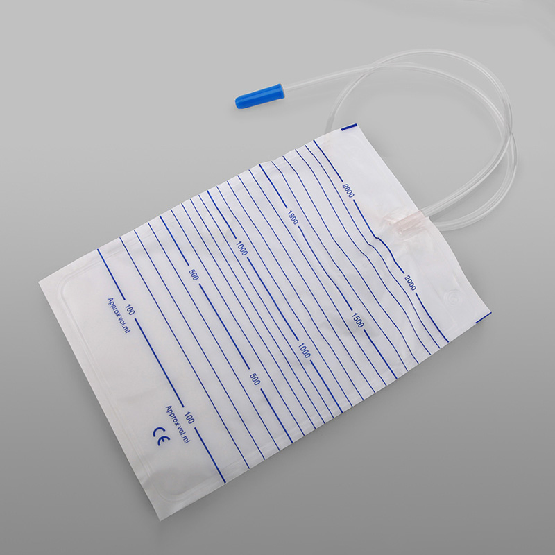Hospital 2000ml Urinary Drainage Urine Meter Urine Bag