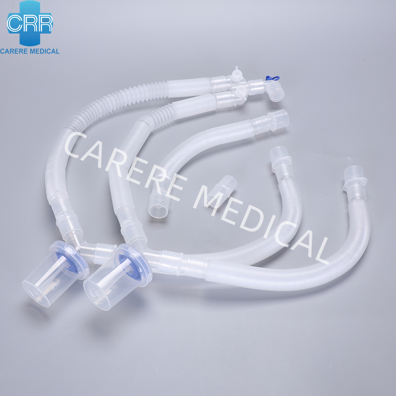 2023 High Quality Medical Products Disposable Ventilator Breathing Anesthesia Circuit with Watertraps for Hospital with CE ISO Accept ODM OEM