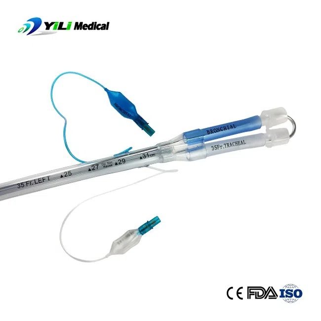 Respiratory Anesthesia Medical Disposables Double Lumen Endotracheal Tube