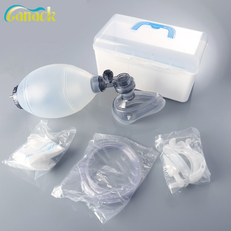 High Quality FDA Silicone Manual Resuscitator / Ambu Bag