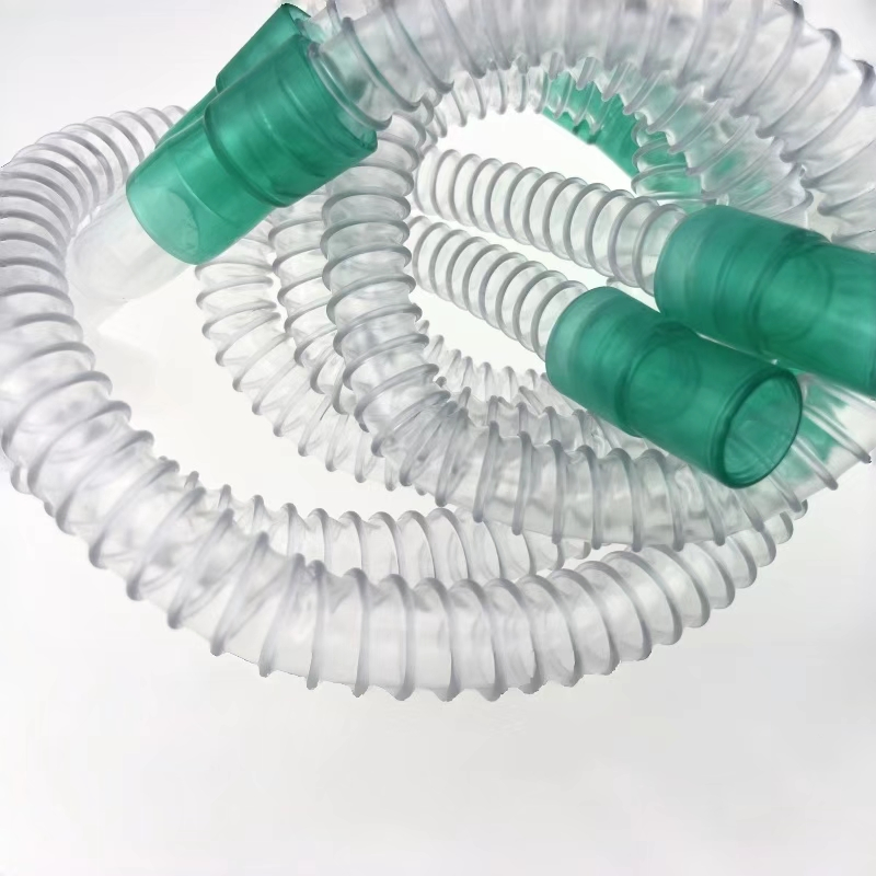 Hospital Supply Disposable Corrugated Tube Ventilator Circuit Use Machine Smoothbore Breathing Circuit