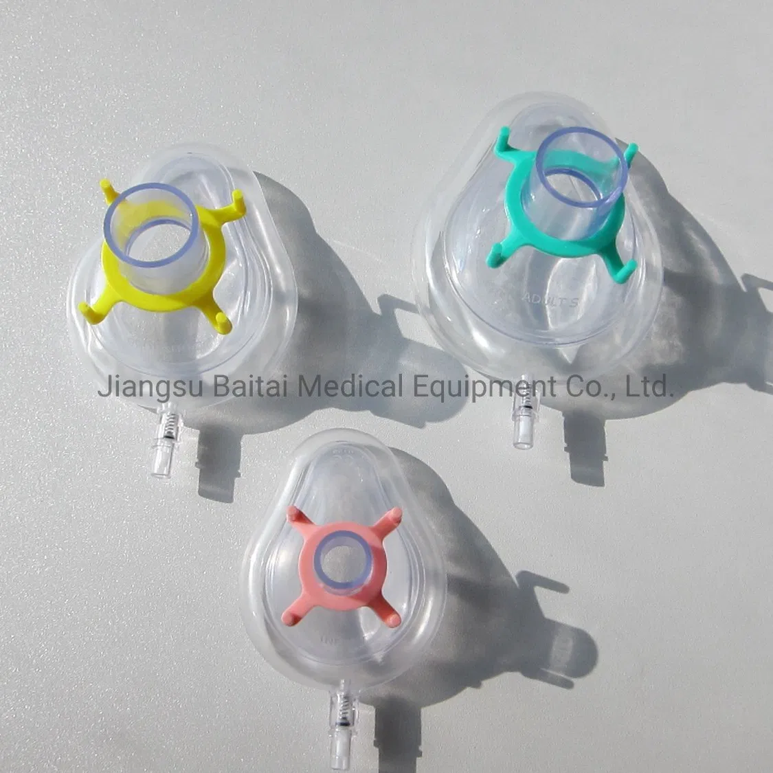 Disposable PVC Anesthesia Face Mask with Valve, Latex Free