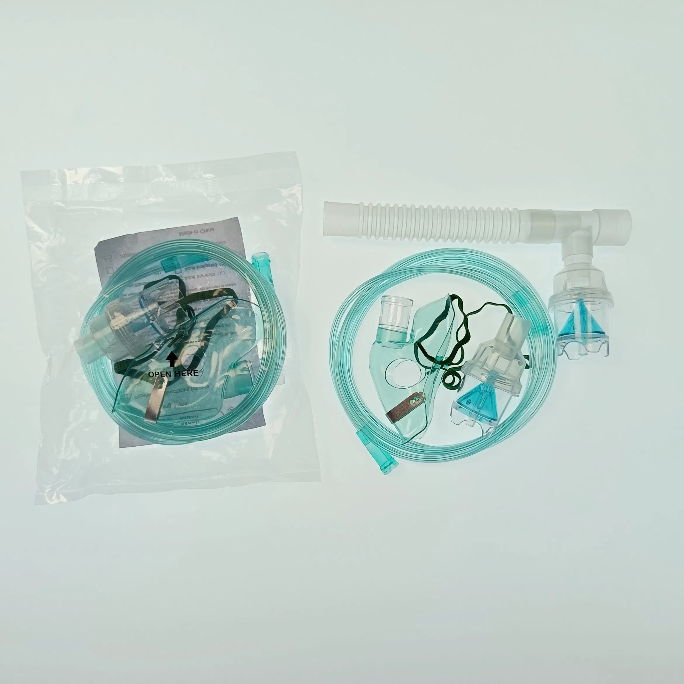 PVC Face Mask for Nebulizer Therapy with Oxygen Tubing Included