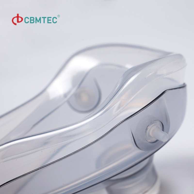Silicone Oxygen Facial Anesthesia Mask with Cbmtec Trademark