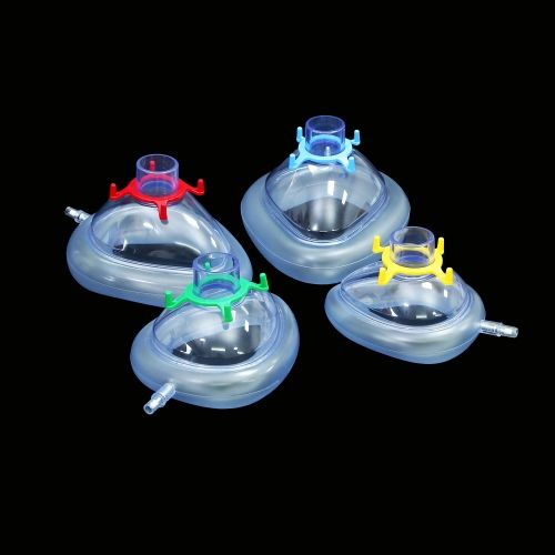 Orcl Latex Free Rubber Black PVC Free Medical Anesthesia Mask Manufacture