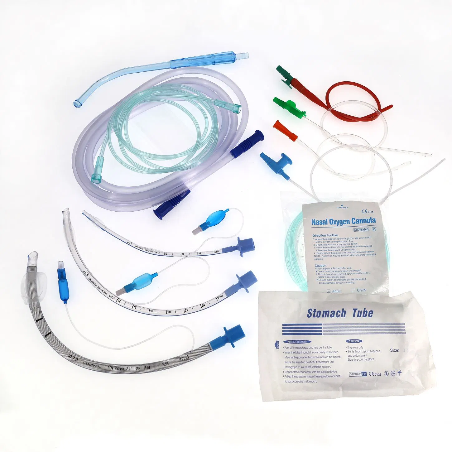 Medmount Stomach Rectal Feeding Nelaton Foley Suction Endotracheal Tracheostomy Catheter Tube with CE/ISO