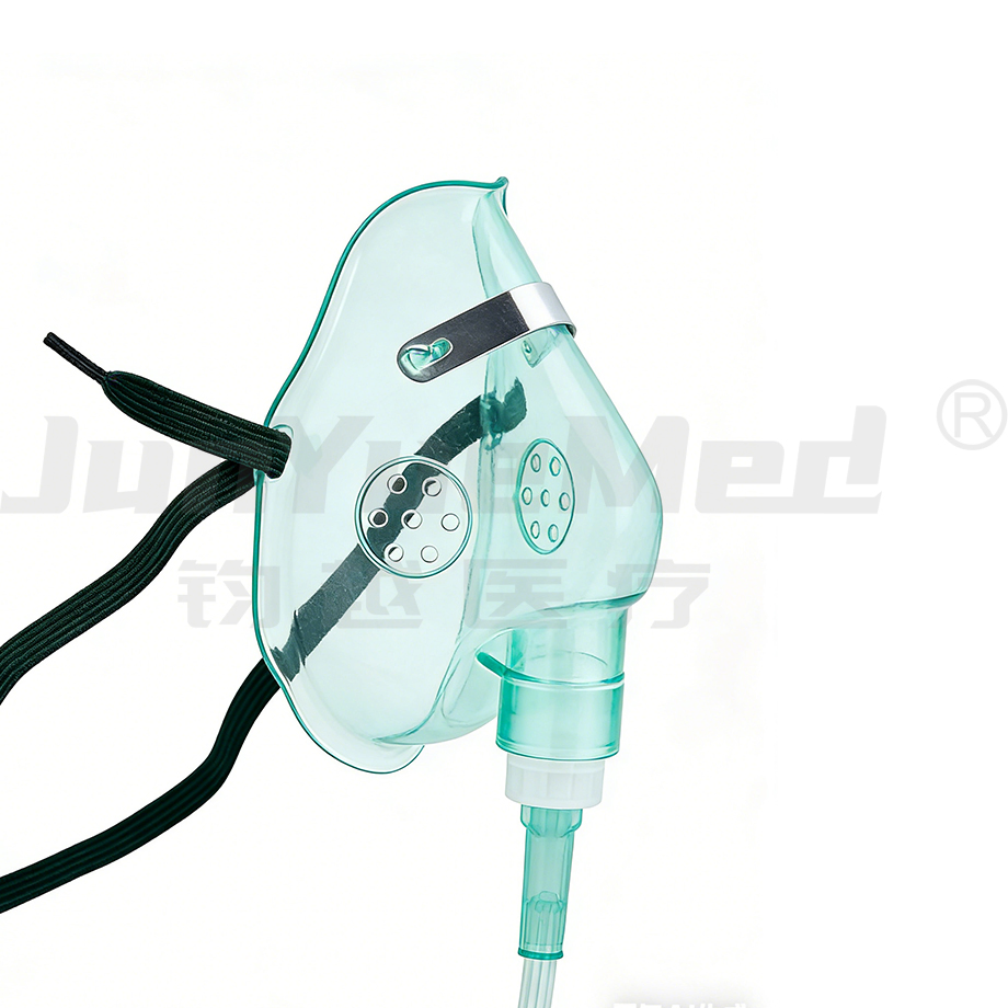 Disposable Oxygen Breathing Mask with 2m Tube for Respiratory Therapy