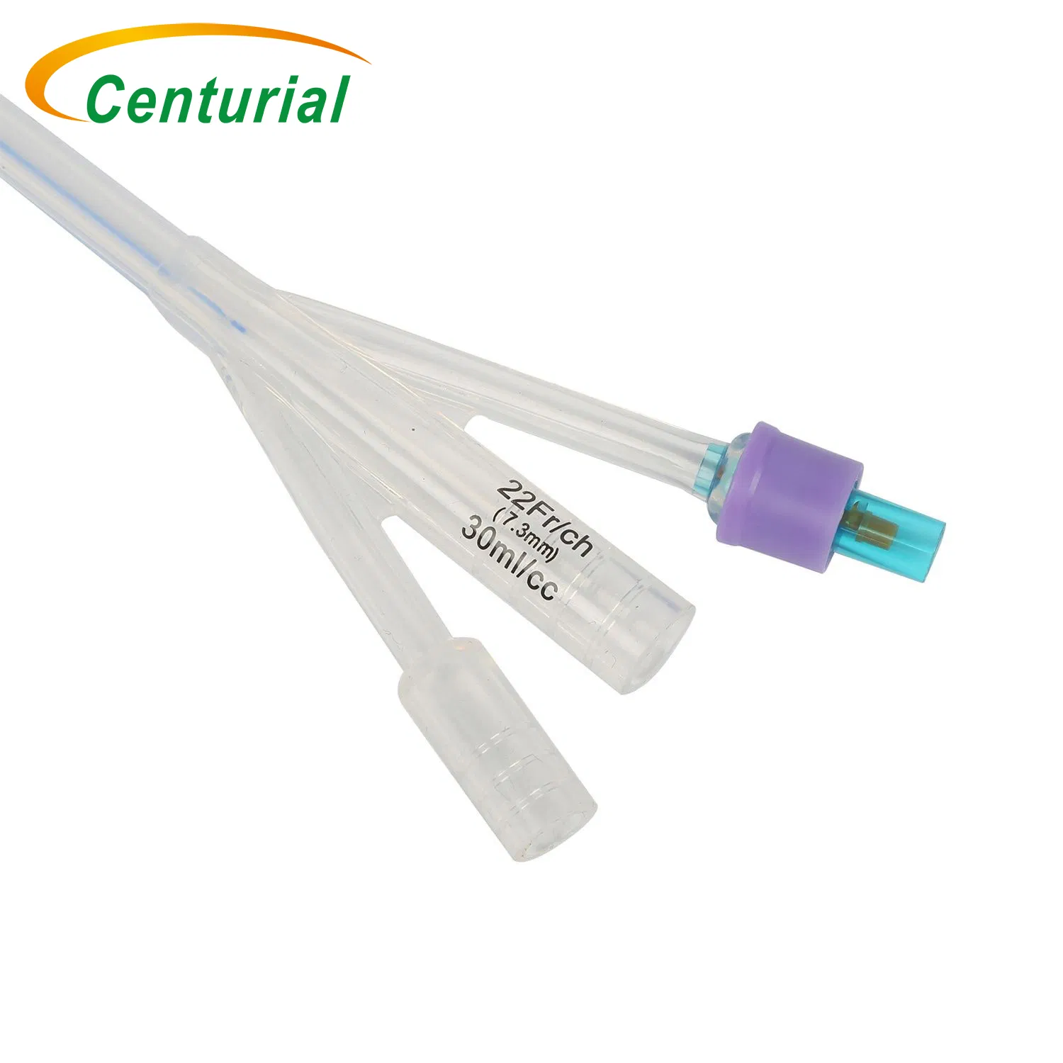 Medical Disposables 3 Way Balloon Urethral Foley Catheter for Urine Collection