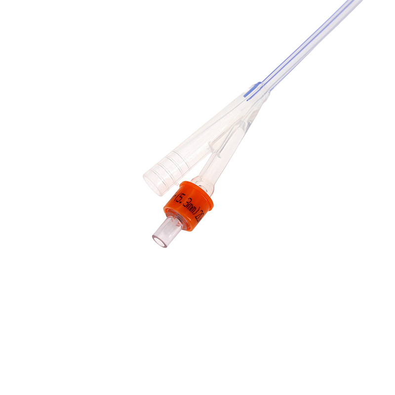 Adult High Quality Disposable 100% Full Silicone Size Medical Grade 3 Way Foley Catheter for Urine Drainage with CE, ISO Certificates