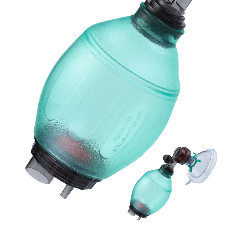 High Quality FDA Silicone Manual Resuscitator / Ambu Bag Manufacturer