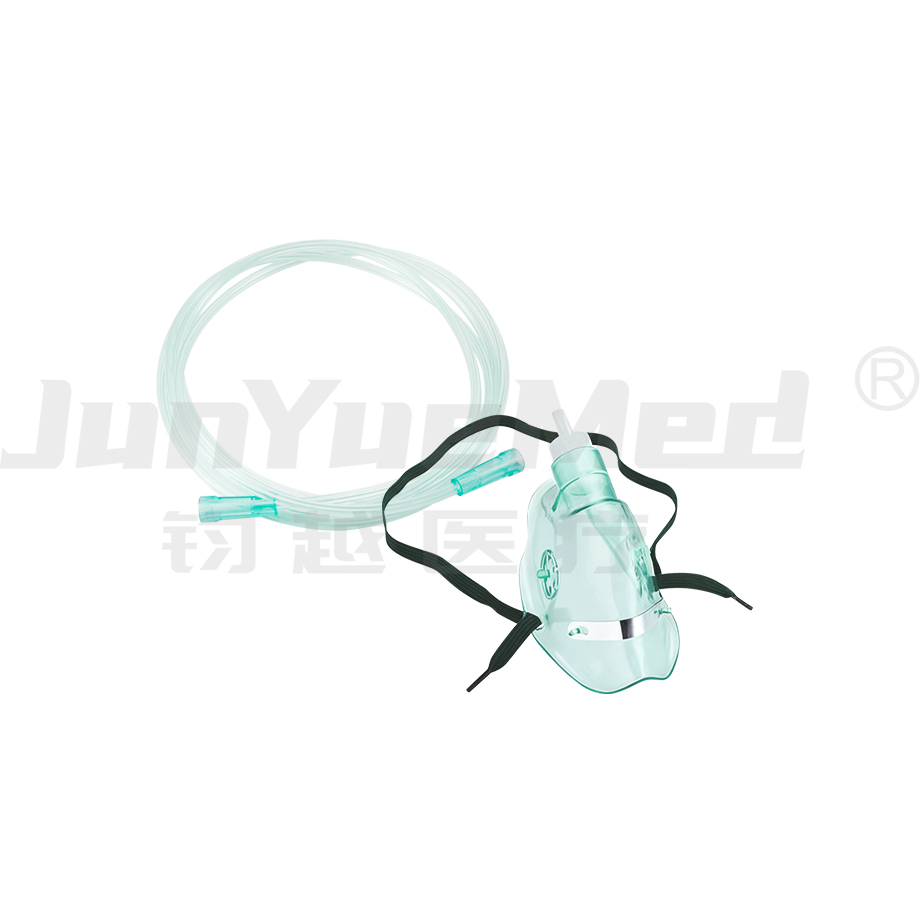Disposable Oxygen Breathing Mask with 2m Tube for Respiratory Therapy