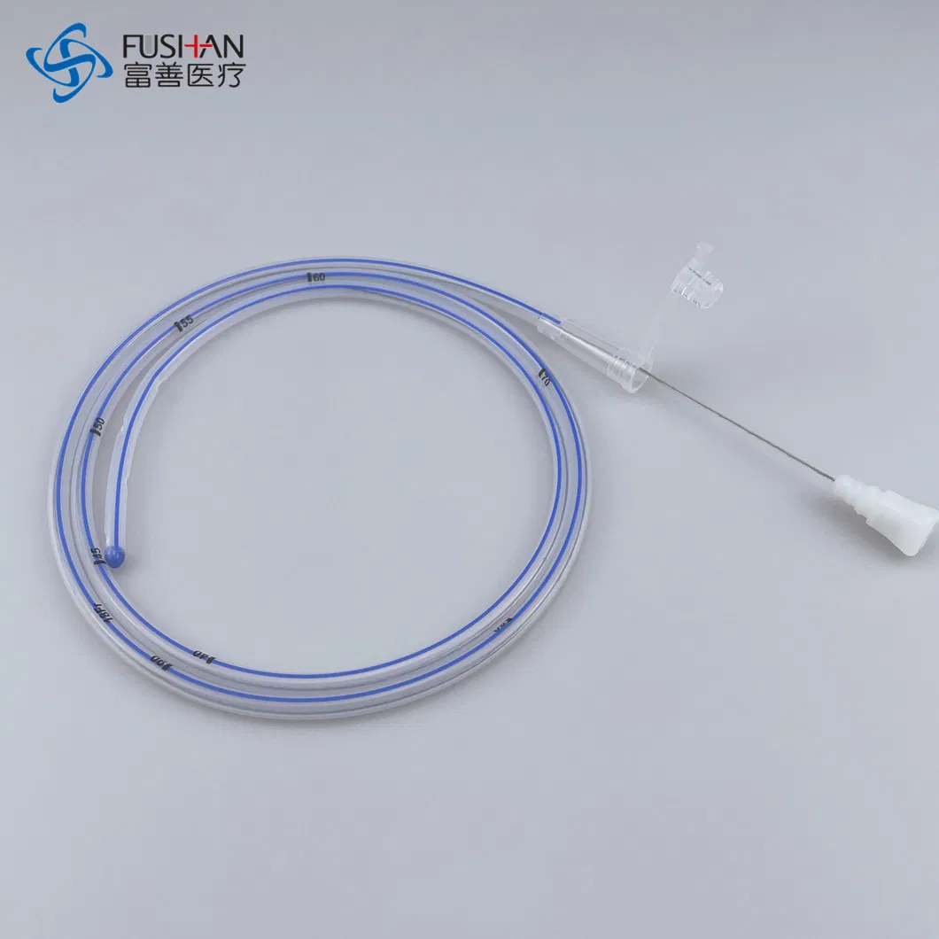 OEM ODM Disposable Sterile Medical Supplies Silicone Gastro-Duodenal Stomach Ng Feeding Tube with ISO New Standard Luer Lock Connector 6/8/10/12/14/16/18fr