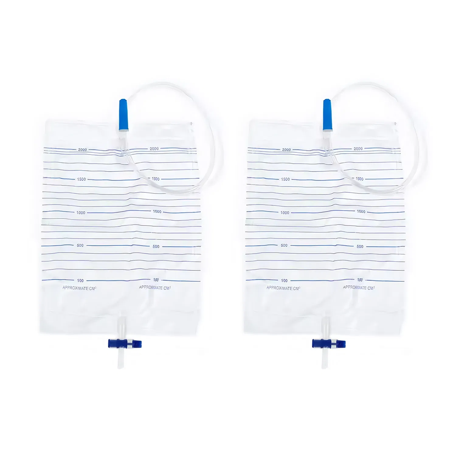 Professional Medical T Valve Urine Drainage Bag